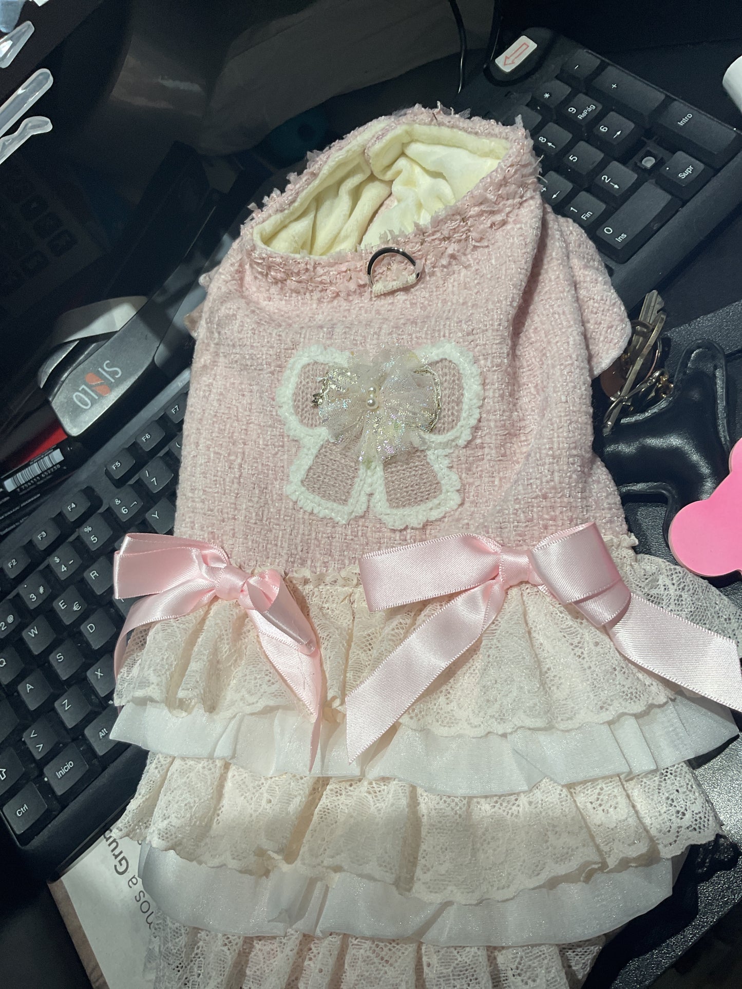Vestido palo rosa