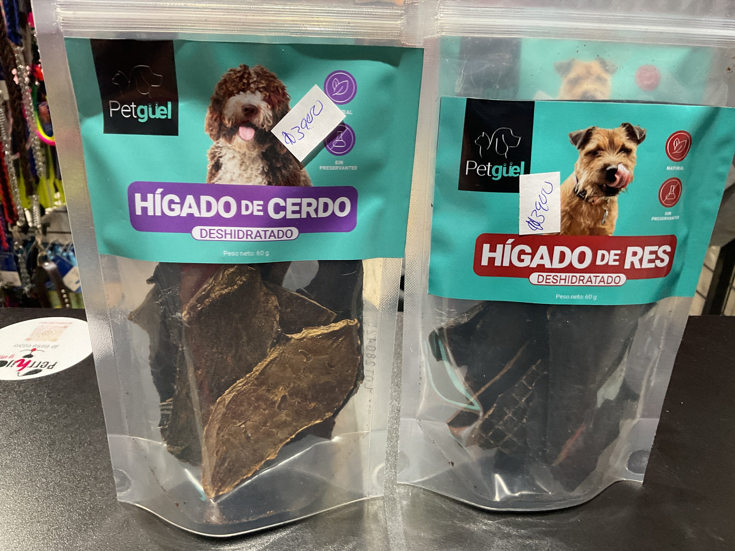 Higado de cerdo y de res