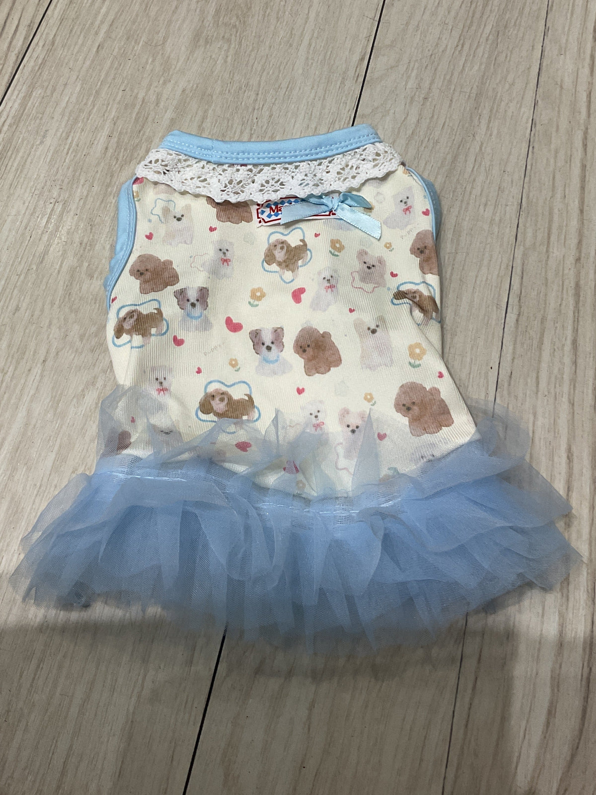Vestido con estampado de perros