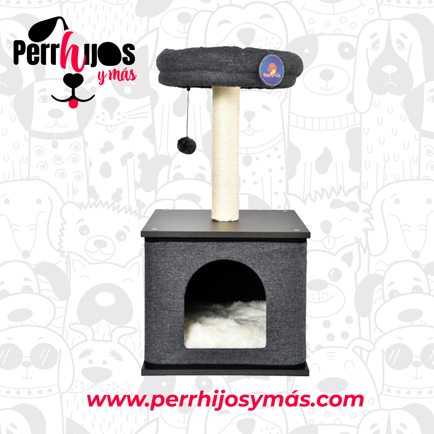 Poste rascador para gato 127