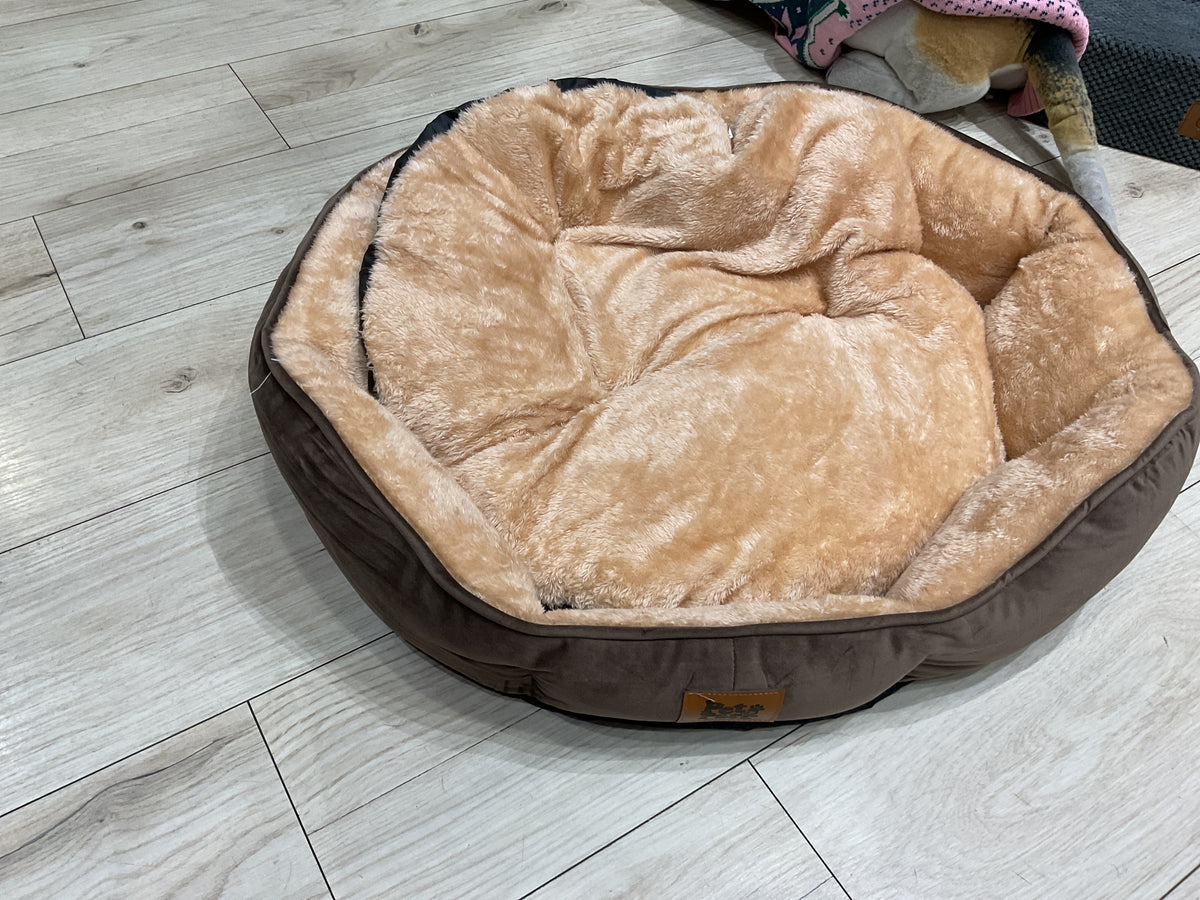 Cama café y gris 1876 L