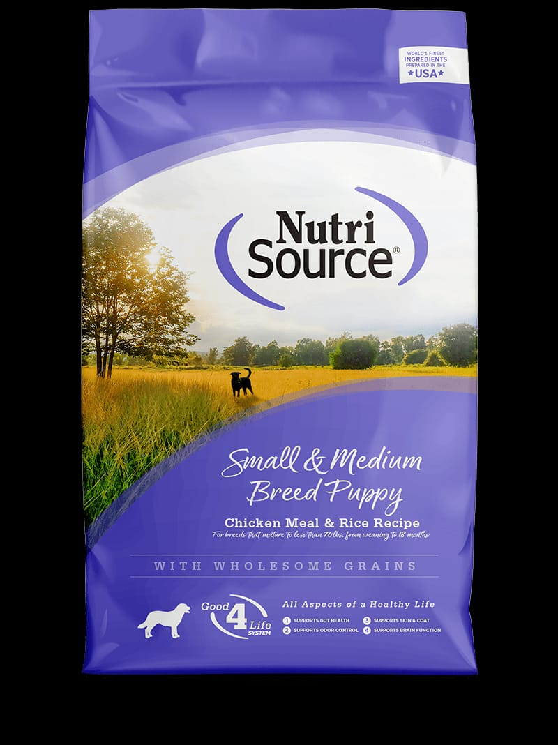 Alimento Nutri Source Perro 2.26KG Small y Medium Breead Puppy