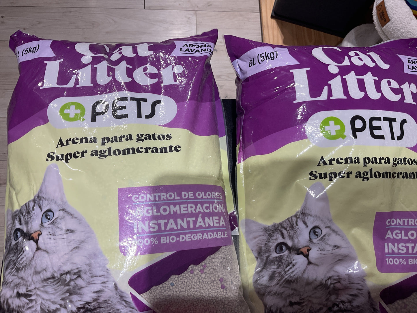 Arena para gato 5 kilos