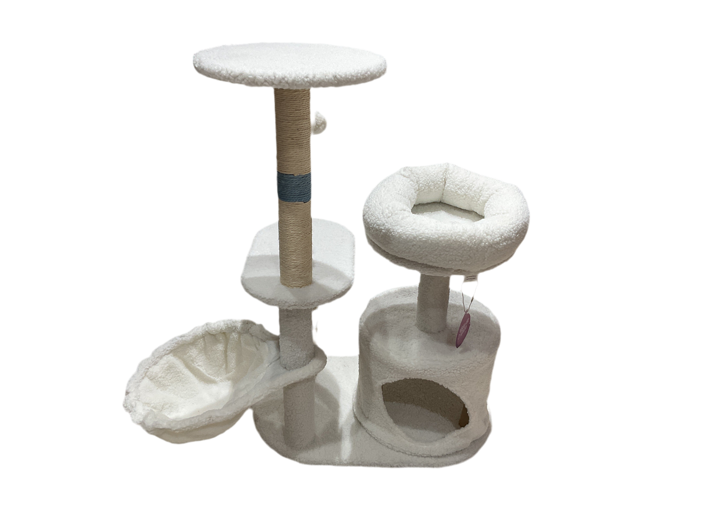 Rascador de Torre para Gato Grande. Blanco 067