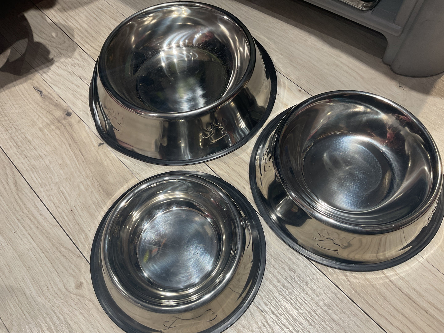 Tazas de hueso y huellita