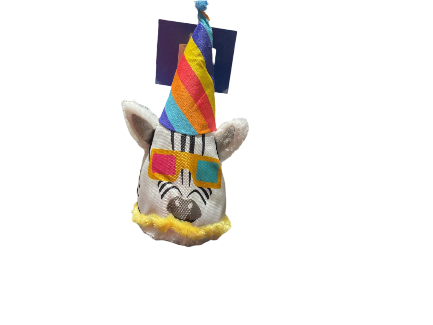 Juguete de cumpleaños para mascotas multicolores