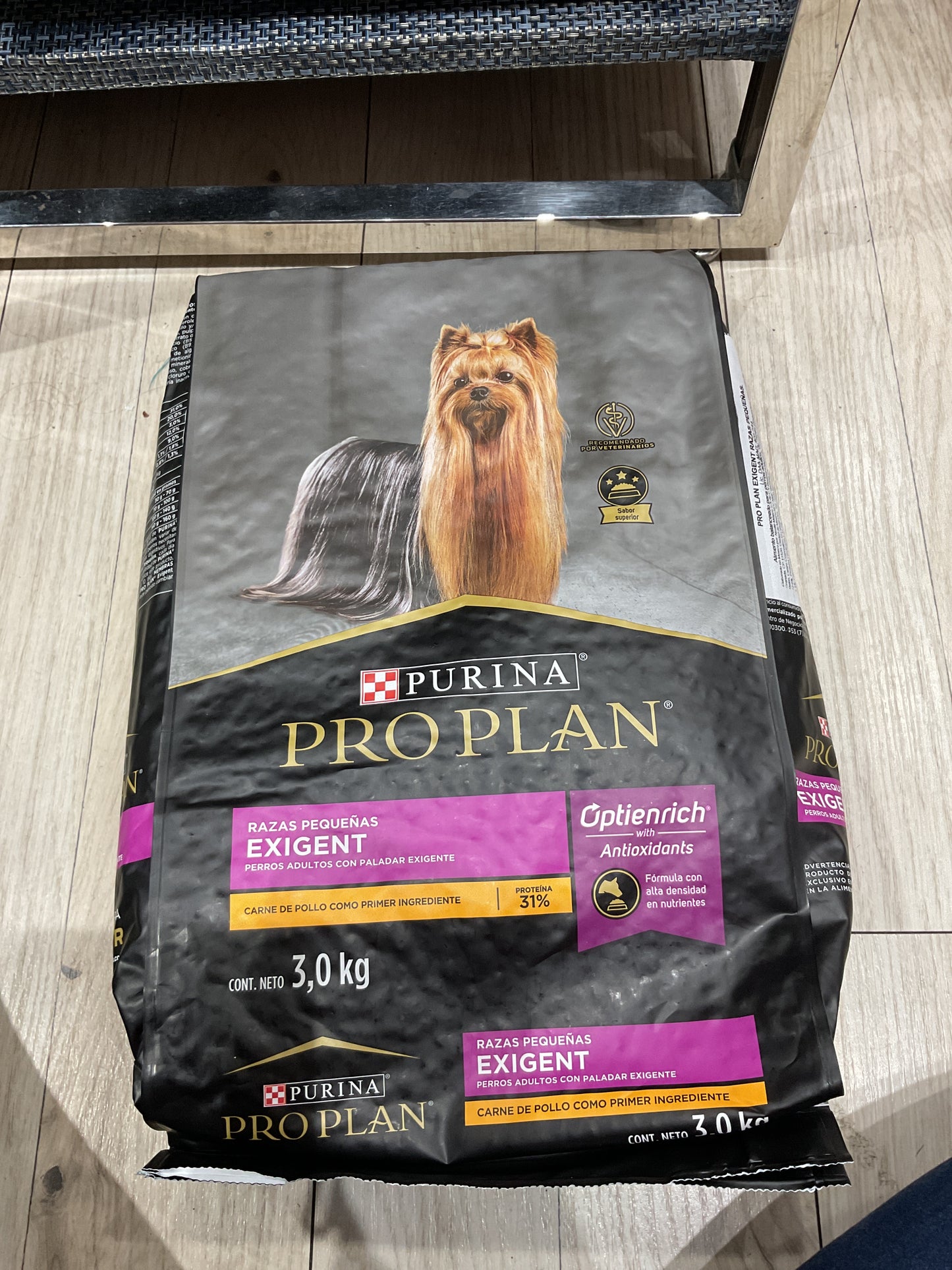 Pro plan raza pequeña exigent 089