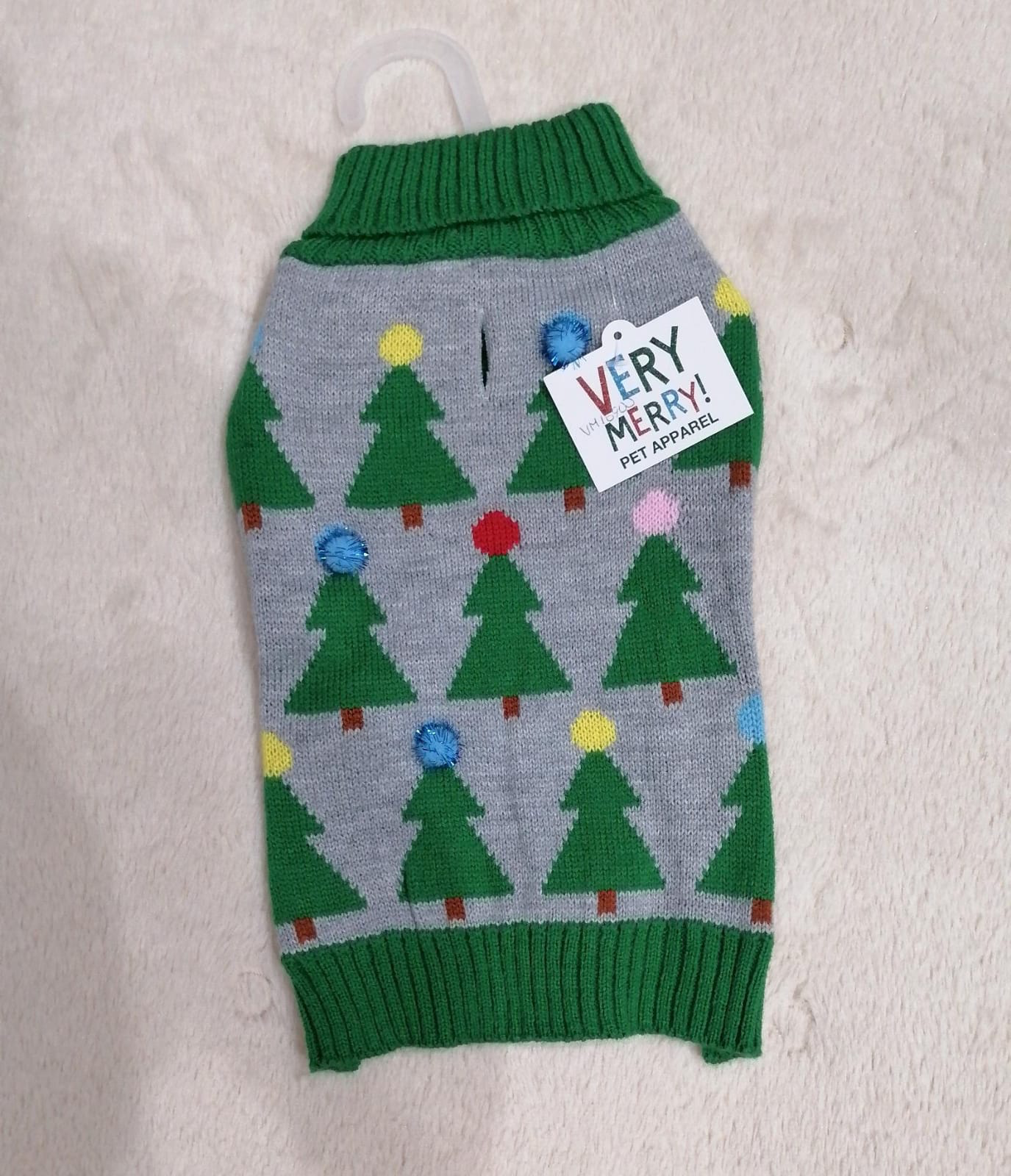 Chaleco Árboles Navideños para Mascota