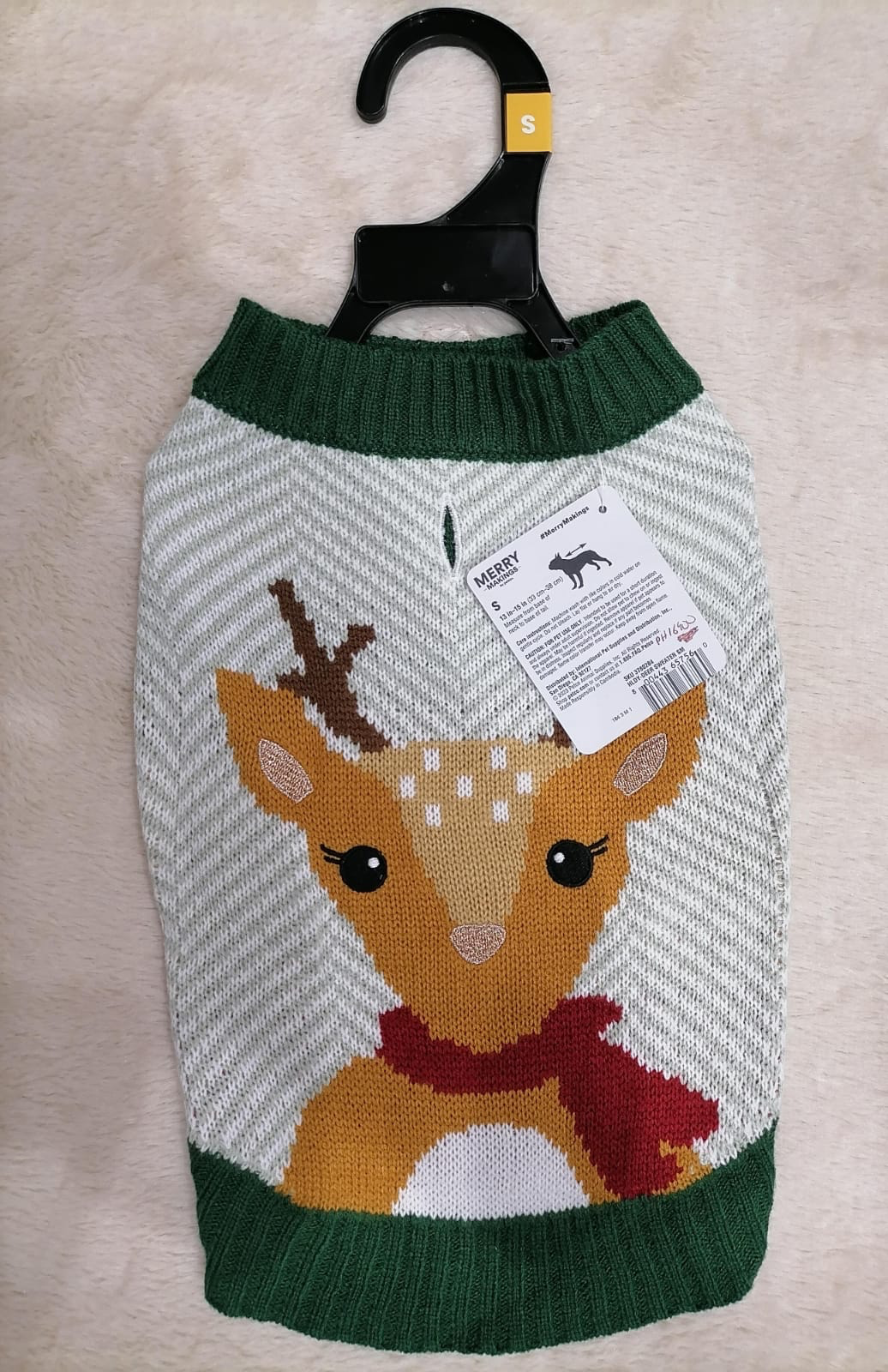 Chaleco Navideño de Reno para Mascota