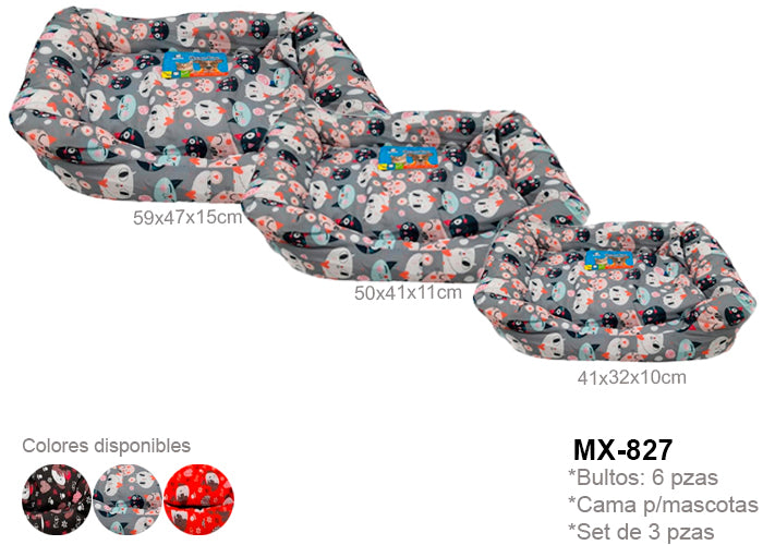 Cama para Mascota con Estampado Animal 115