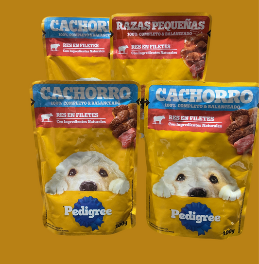 Pedigree Cachorro Res en Filetes