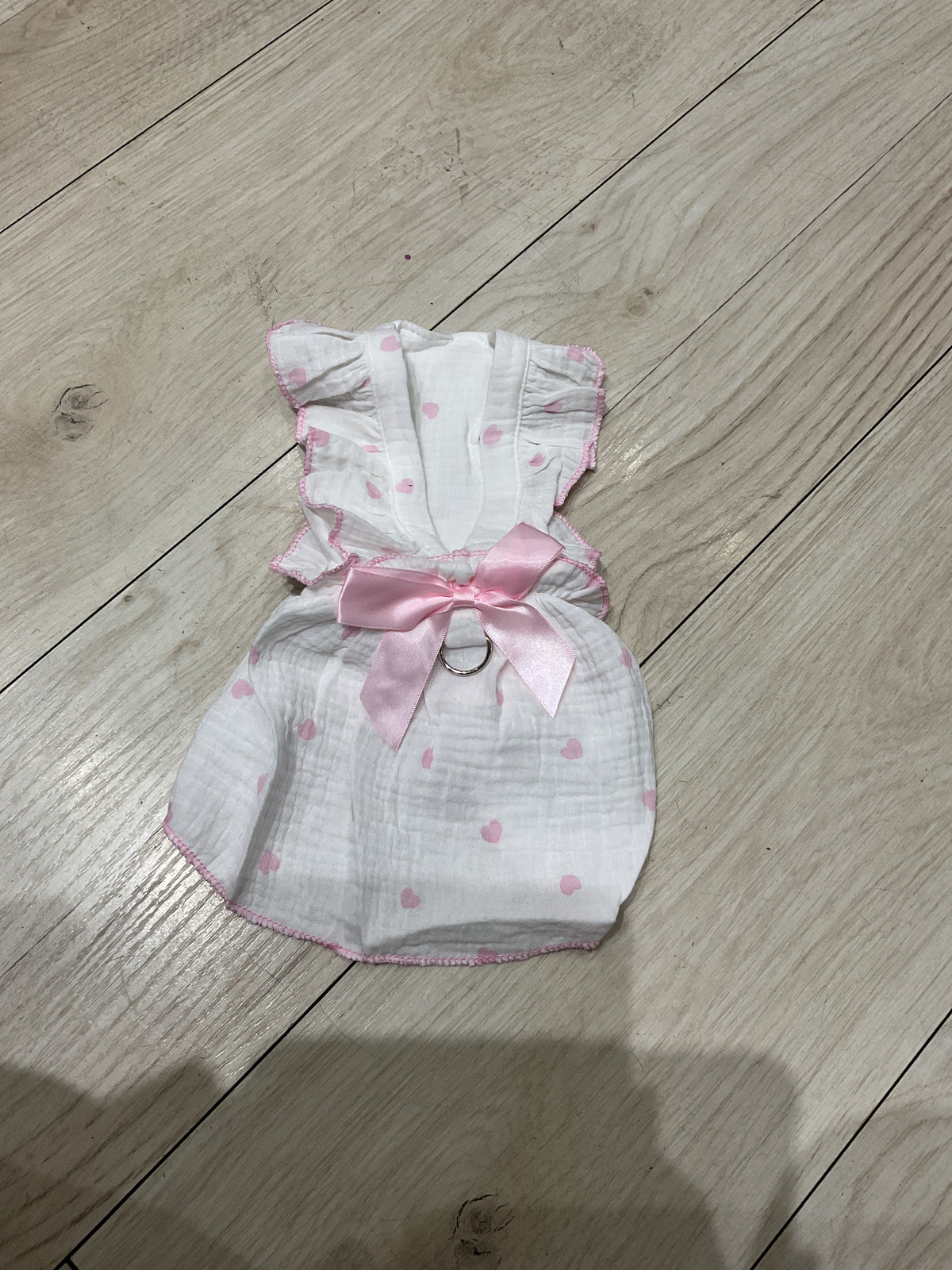 Vestido pechera de corazones