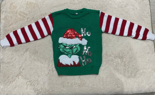 Suéter navideñas del Grinch para Ñinos