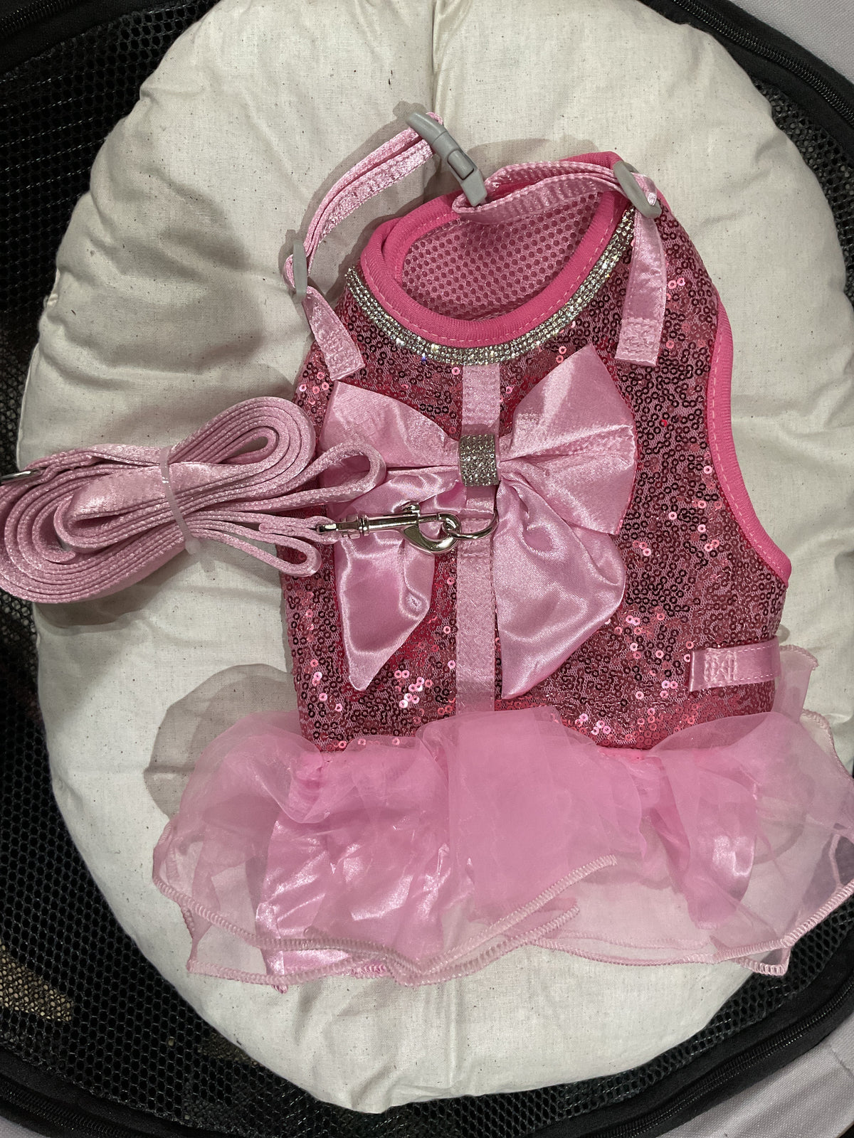 Pechera rosada con brillante Talla S y M