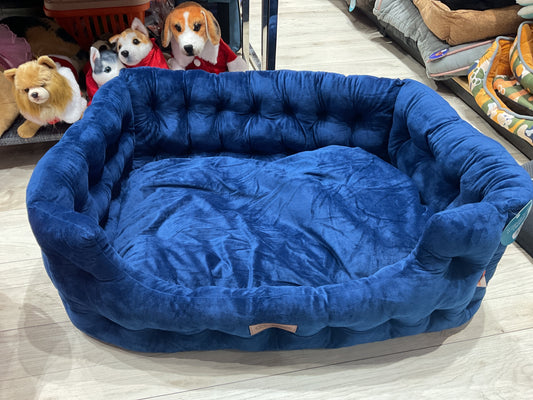 Cama azul vida de perro XL