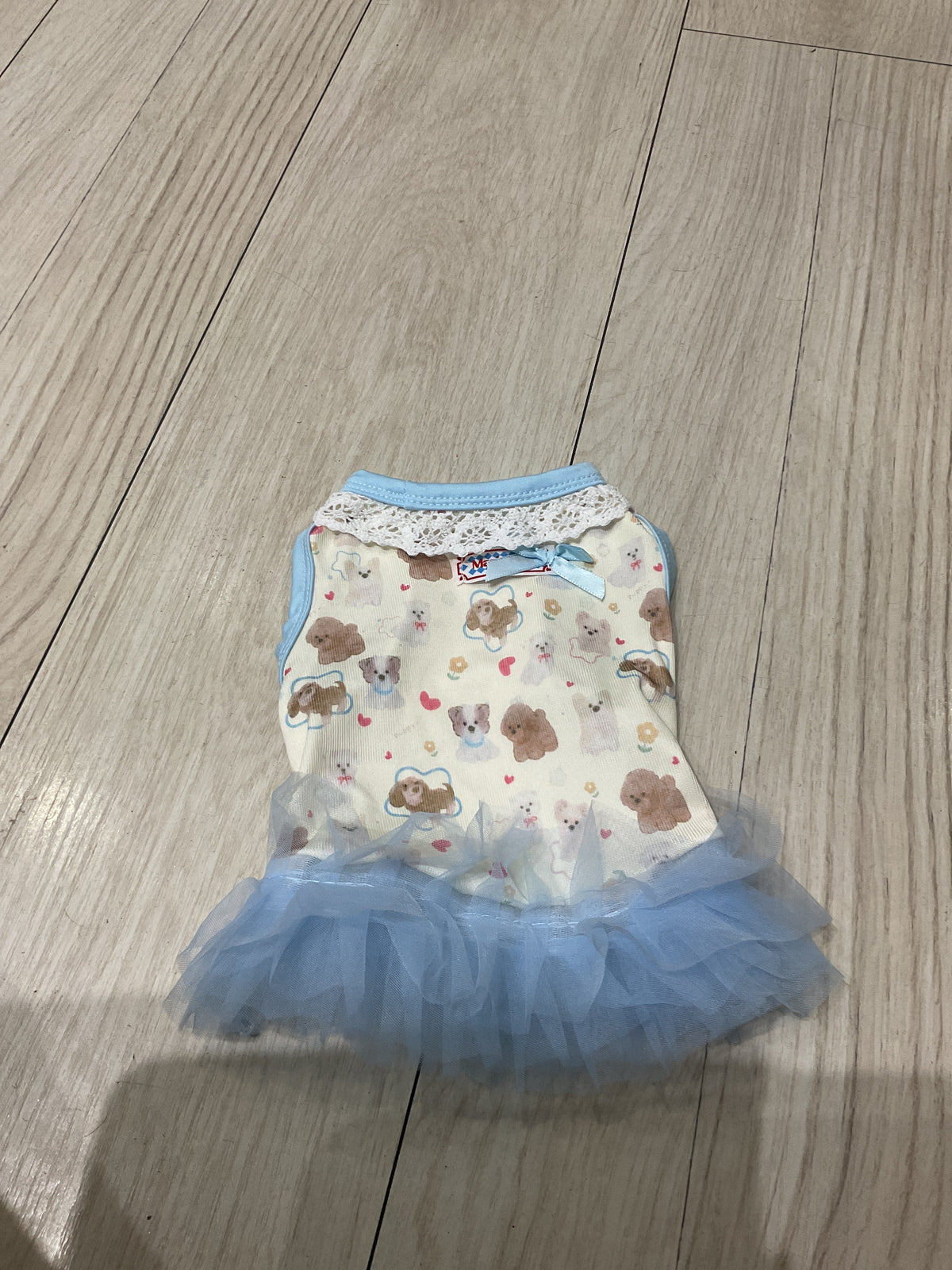 Vestido con estampado de perros