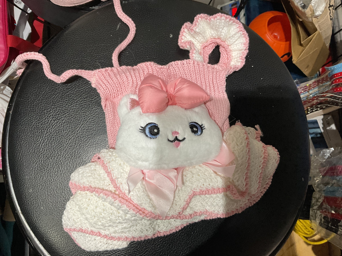 Vestido de lana de conejo