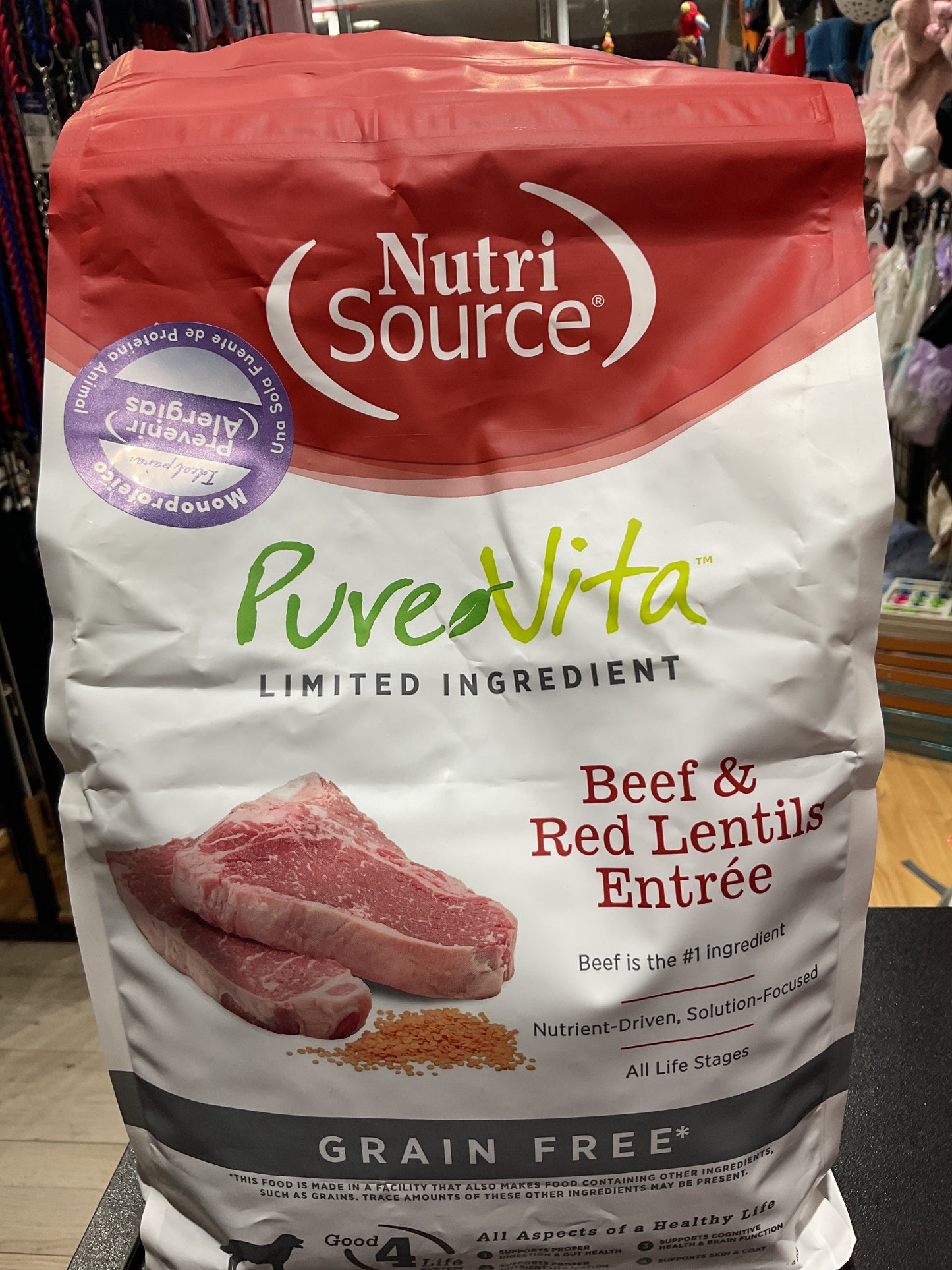 Puré vita Beef red lentils grain free