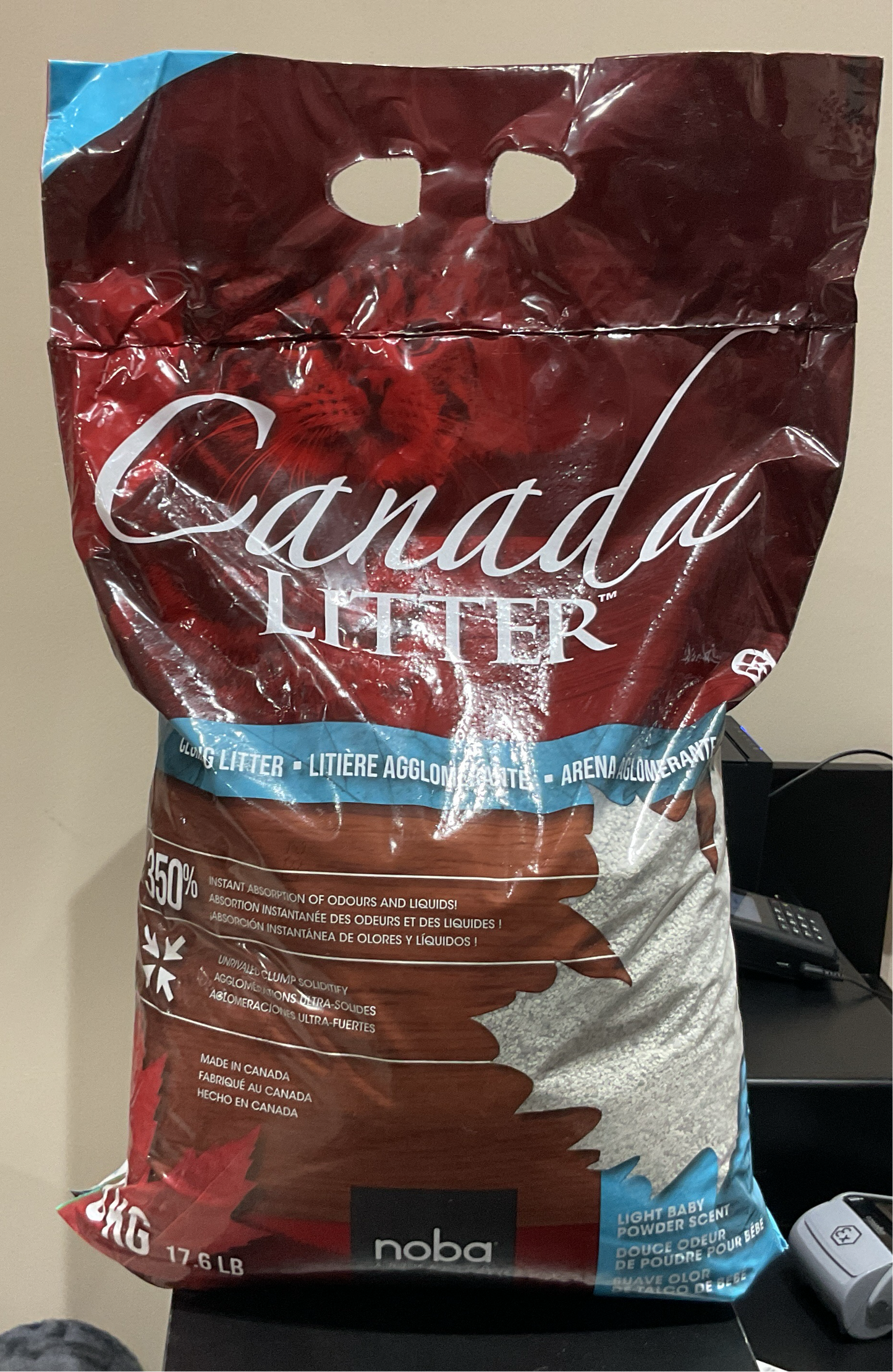 Arena para gato Canadá Litter 8kg