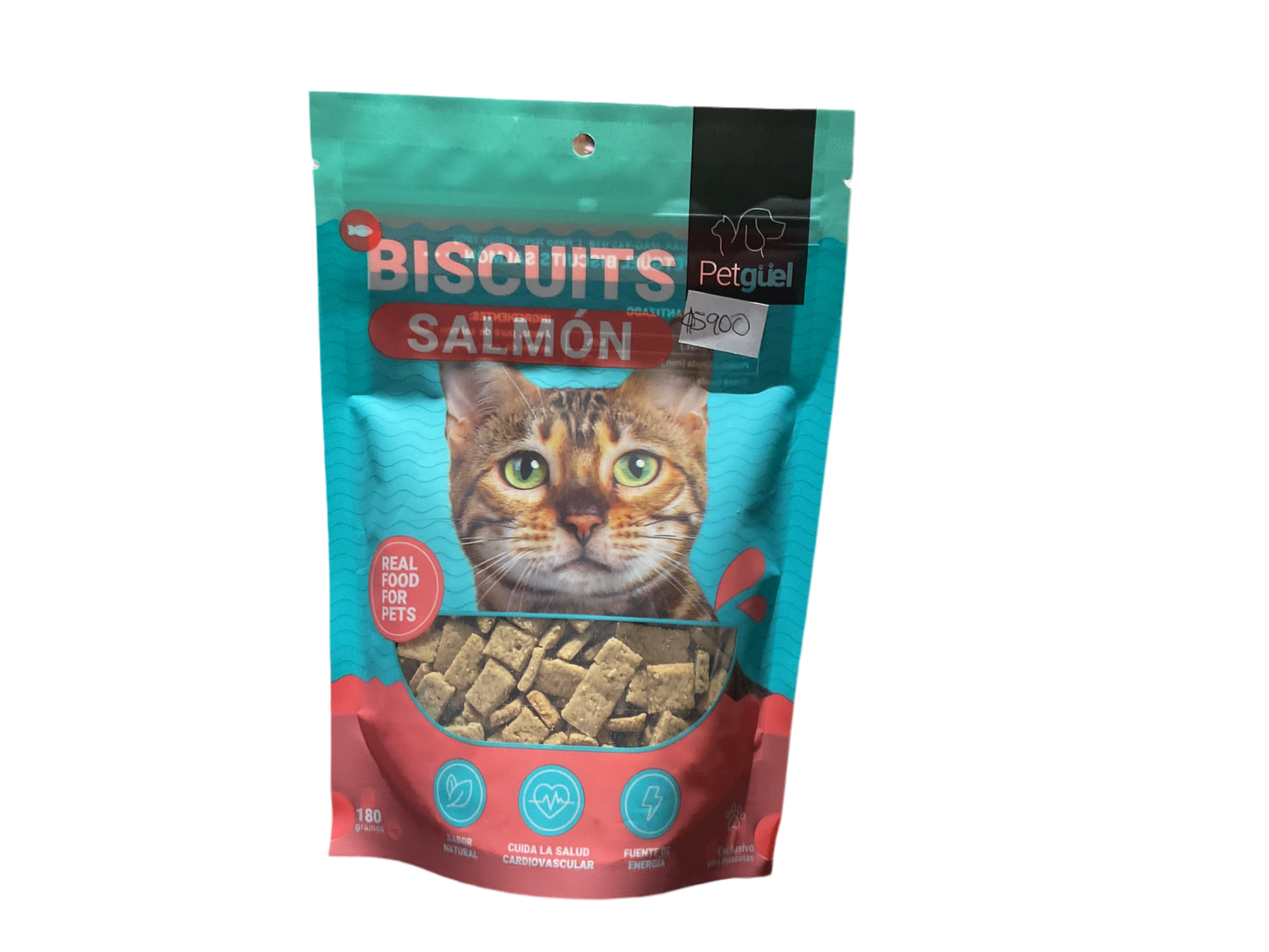 Biscuit de salmón para gato