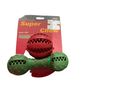Juguete dog toy bola y hueso