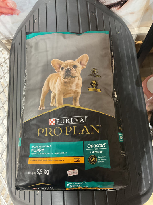 Pro plan raza pequeña puppy 3kg