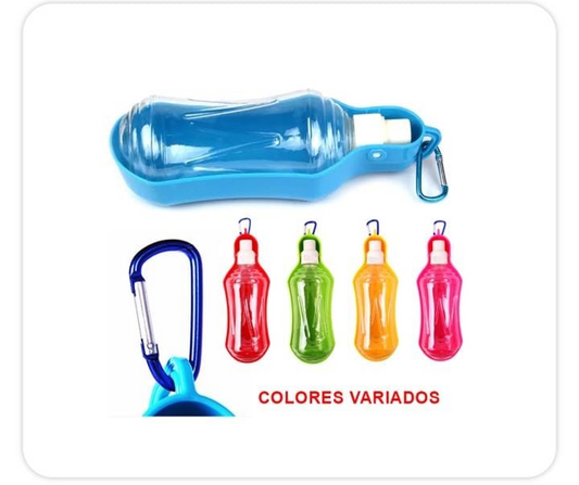 Botella con Dispensador de Agua para Mascotas