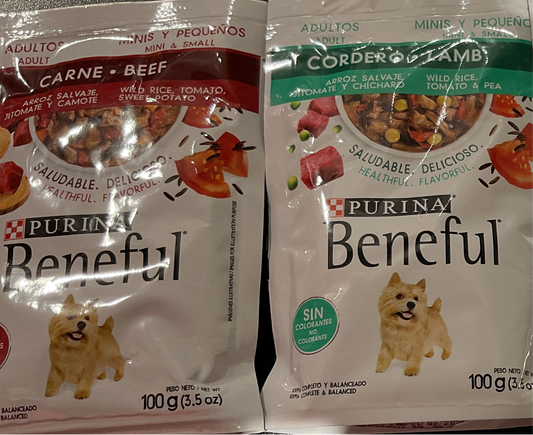 Beneful purina gato y perro