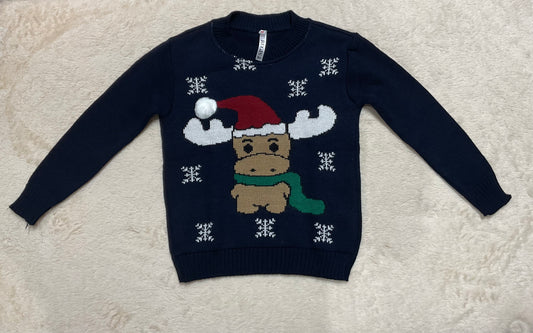 Suéter de reno navideño para niños