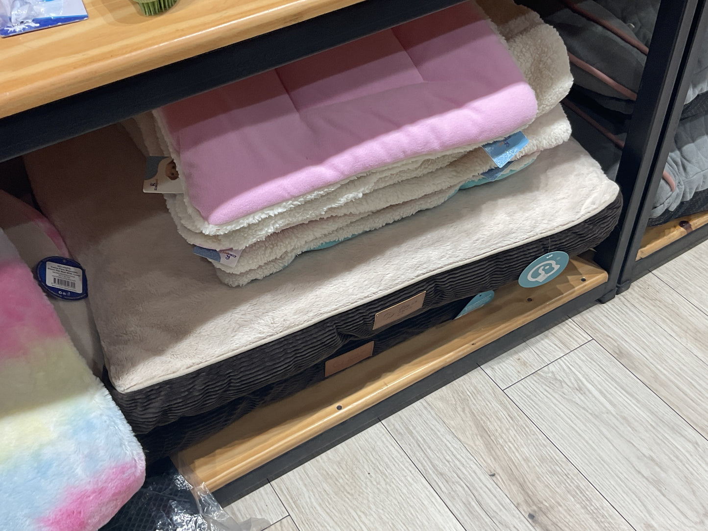 Cama beige vida de perro
