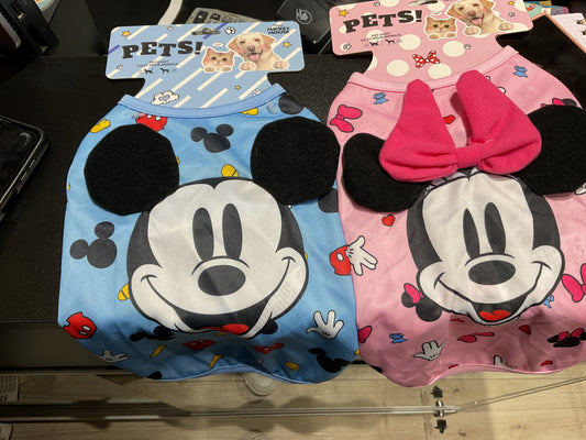 Ropa pets Mickey y stitch