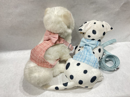 Pechera rosa y celeste