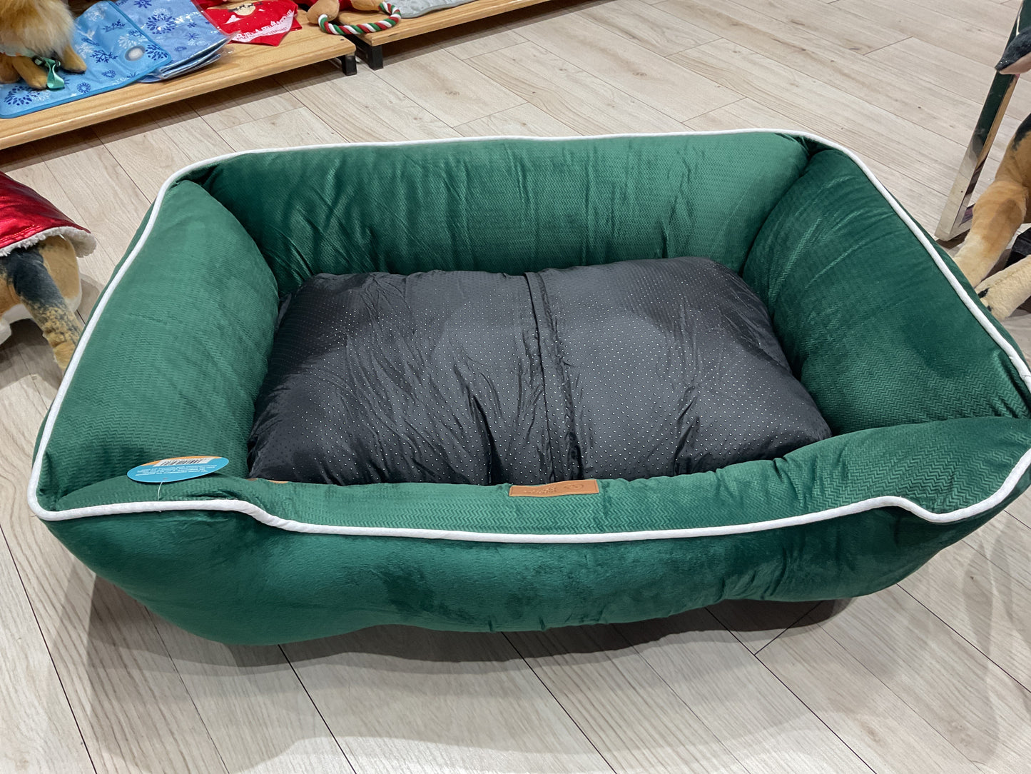 Cama verde XL vida de perro