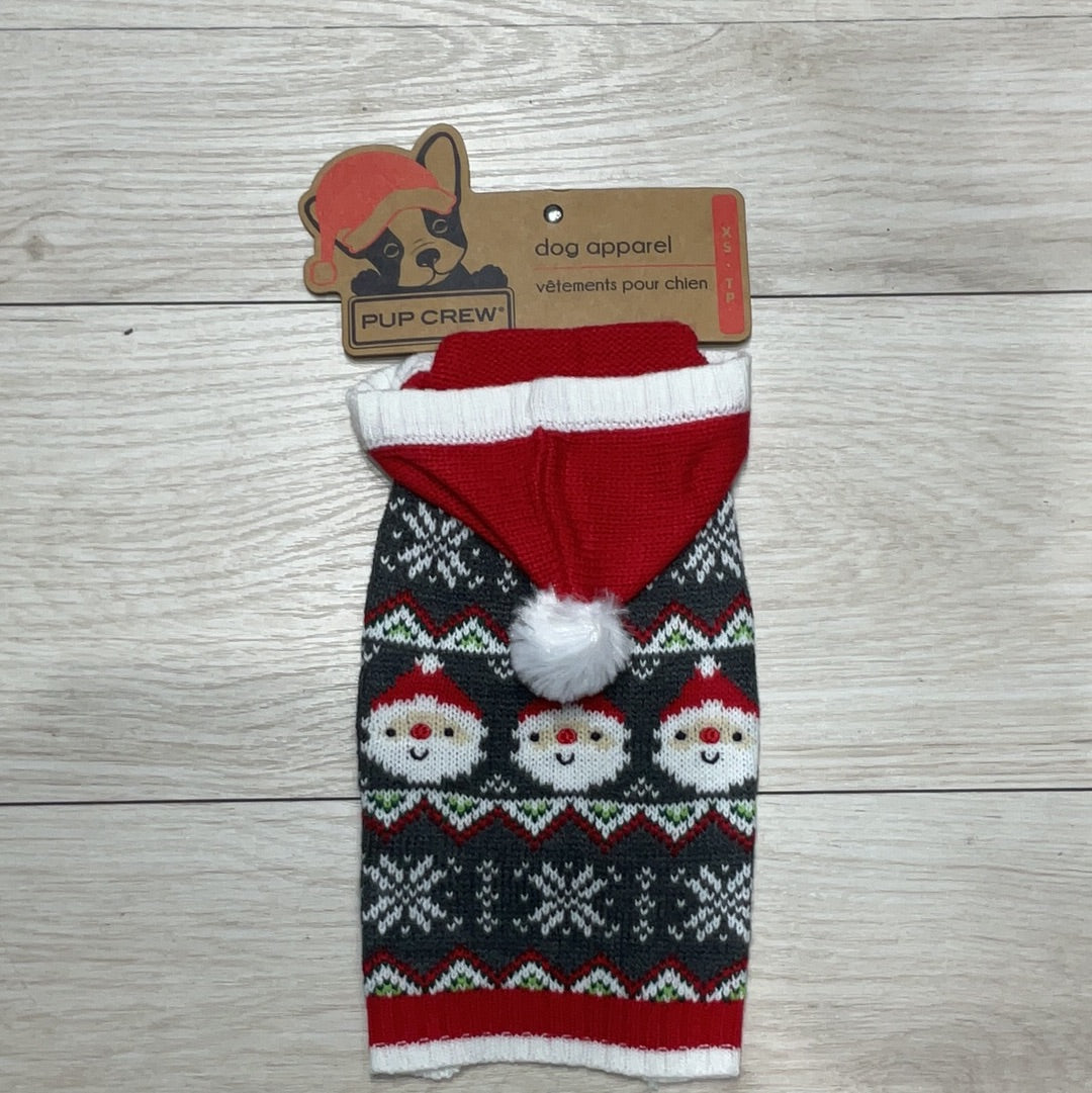 Chaleco Navideño Santa Gris
