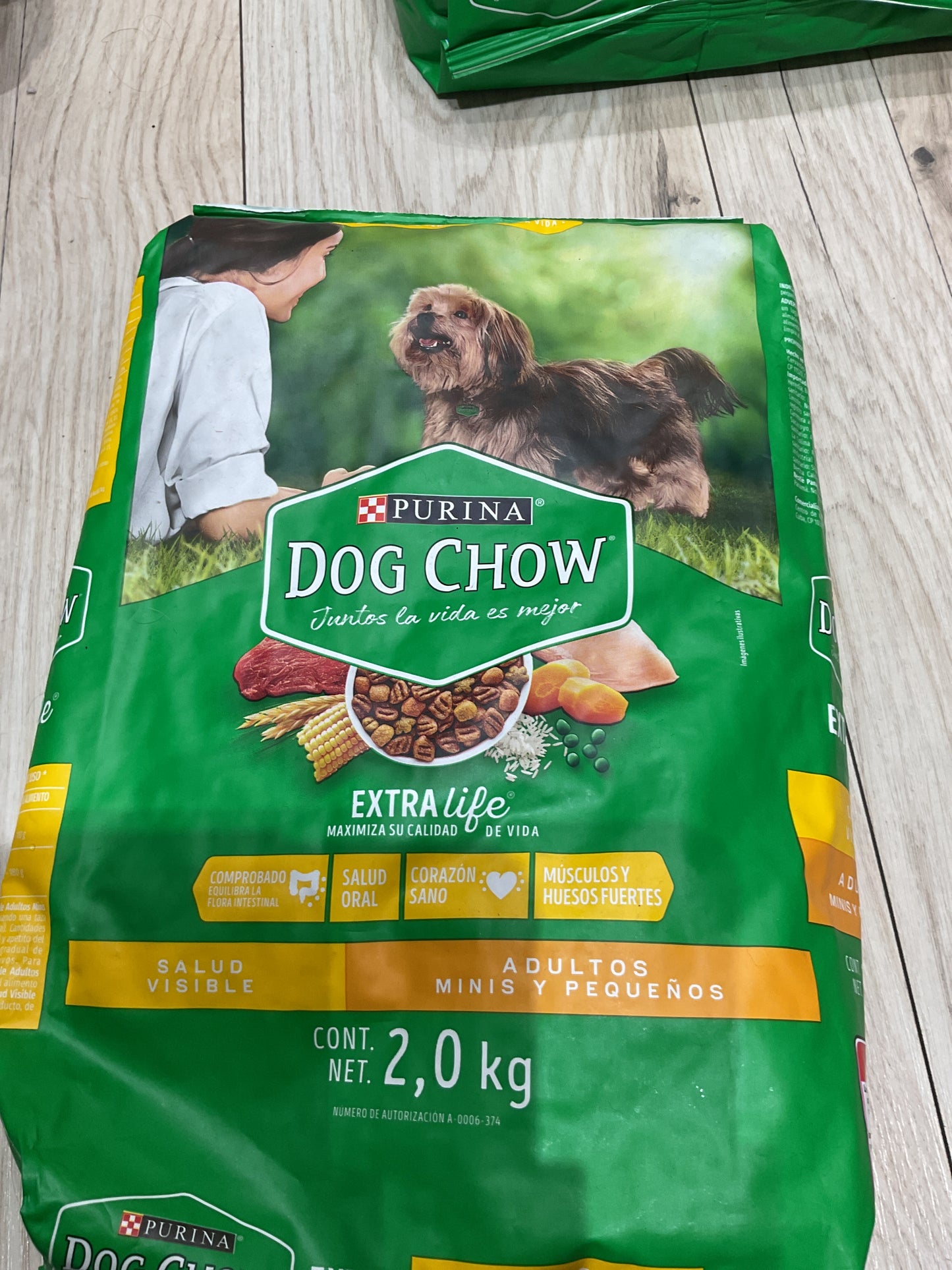 Dog chow raza pequeña 2kg
