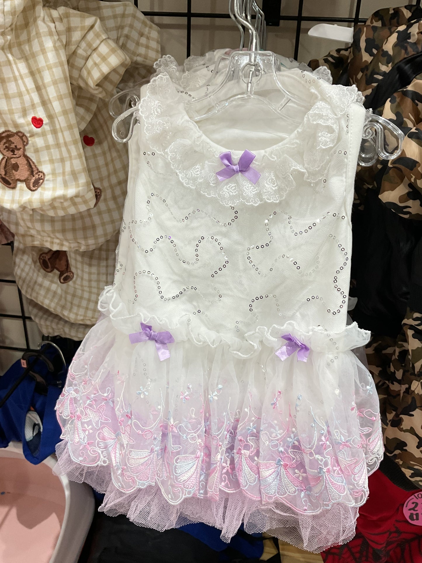 Vestido Morado y azul 154