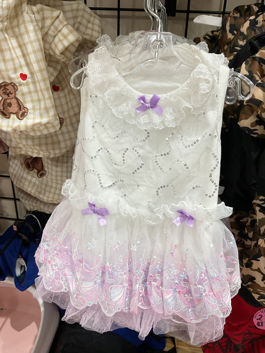 Vestido Morado y azul 154