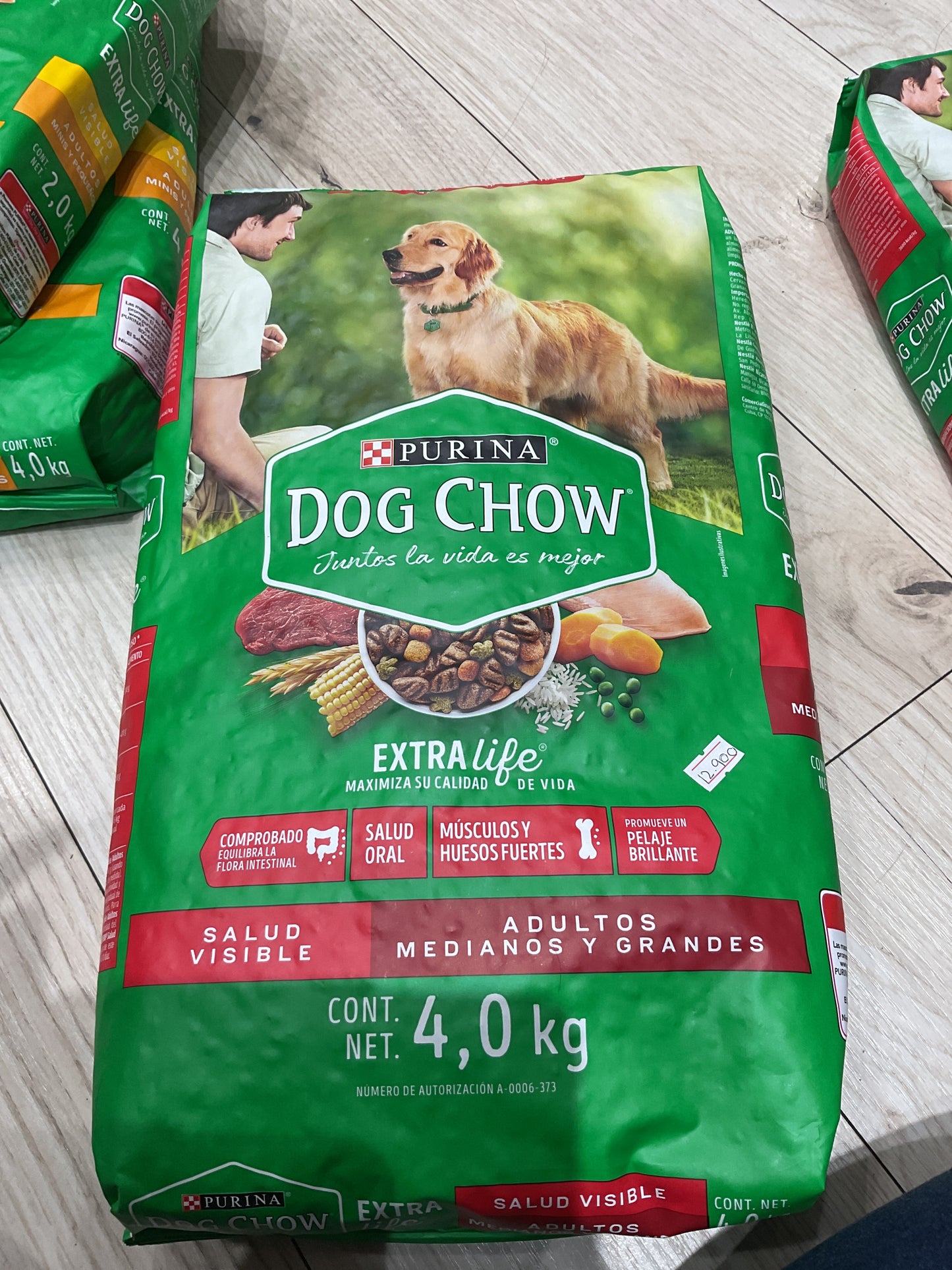 Dog chow adulto raza mediana grande 4kg