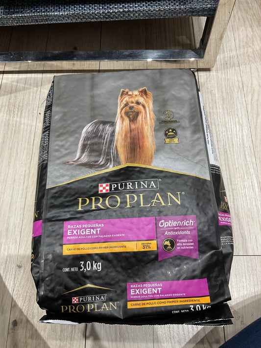 Pro plan raza pequeña exigent 089