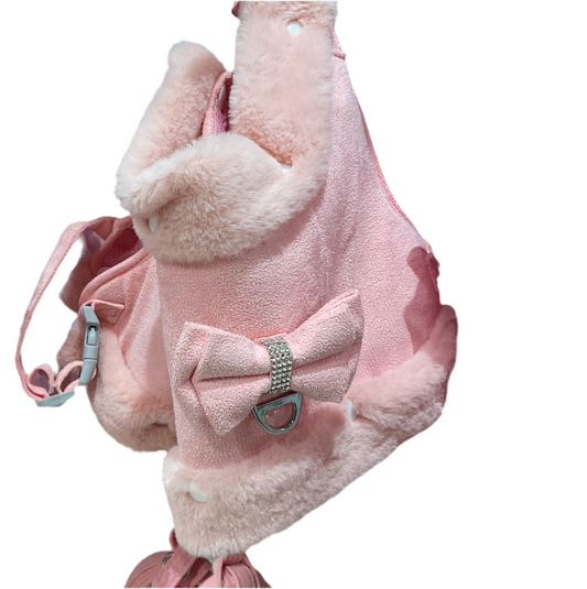 Pechera lazo rosado