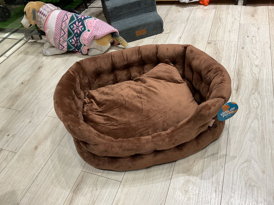 Cama pared M café  y gris 4032 m