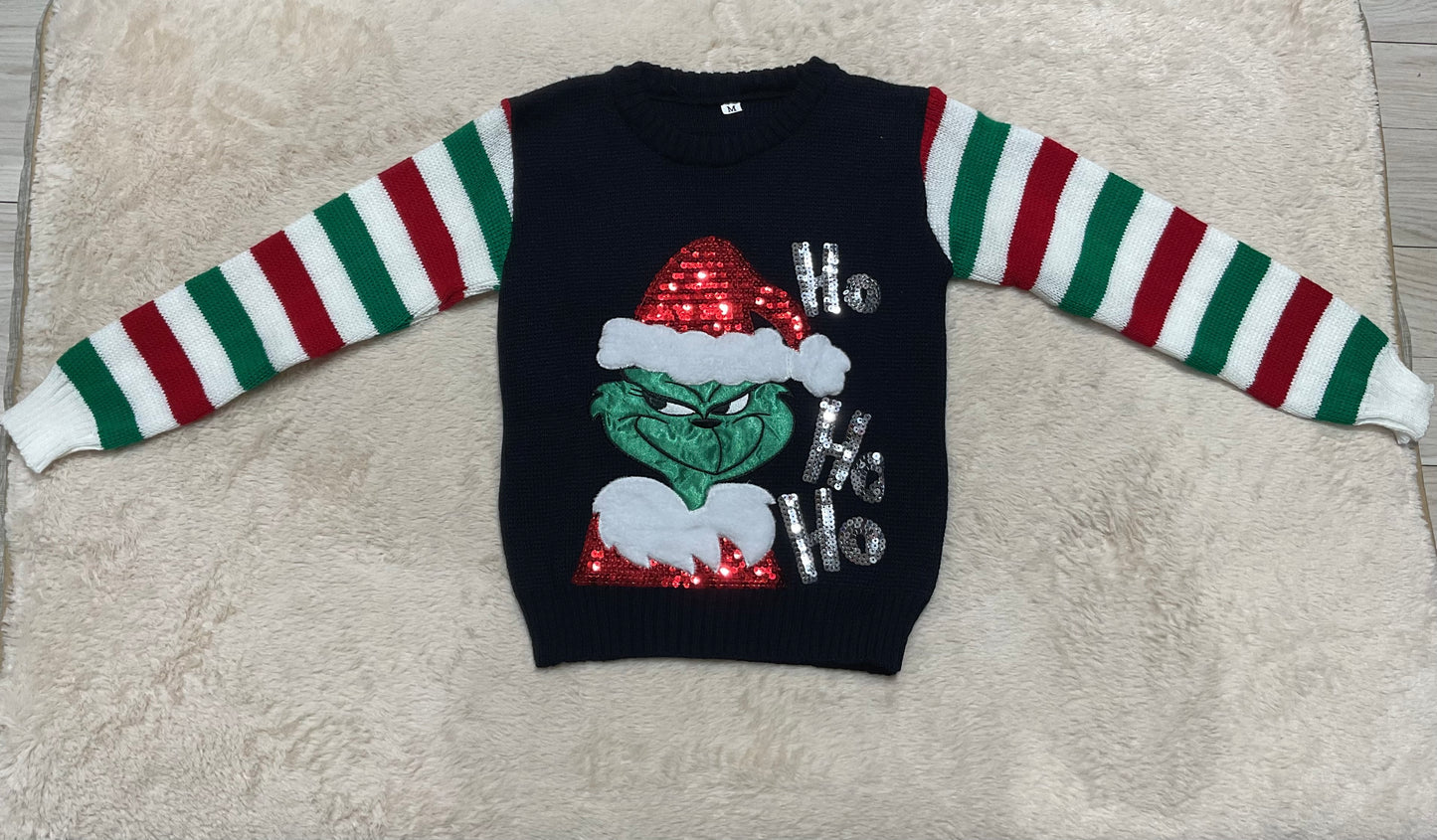 Suéter navideñas del Grinch para Ñinos