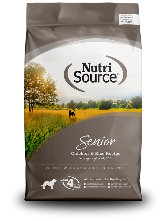 Alimento Nutri Source Perro  Senior Chicken y Rice Recipe