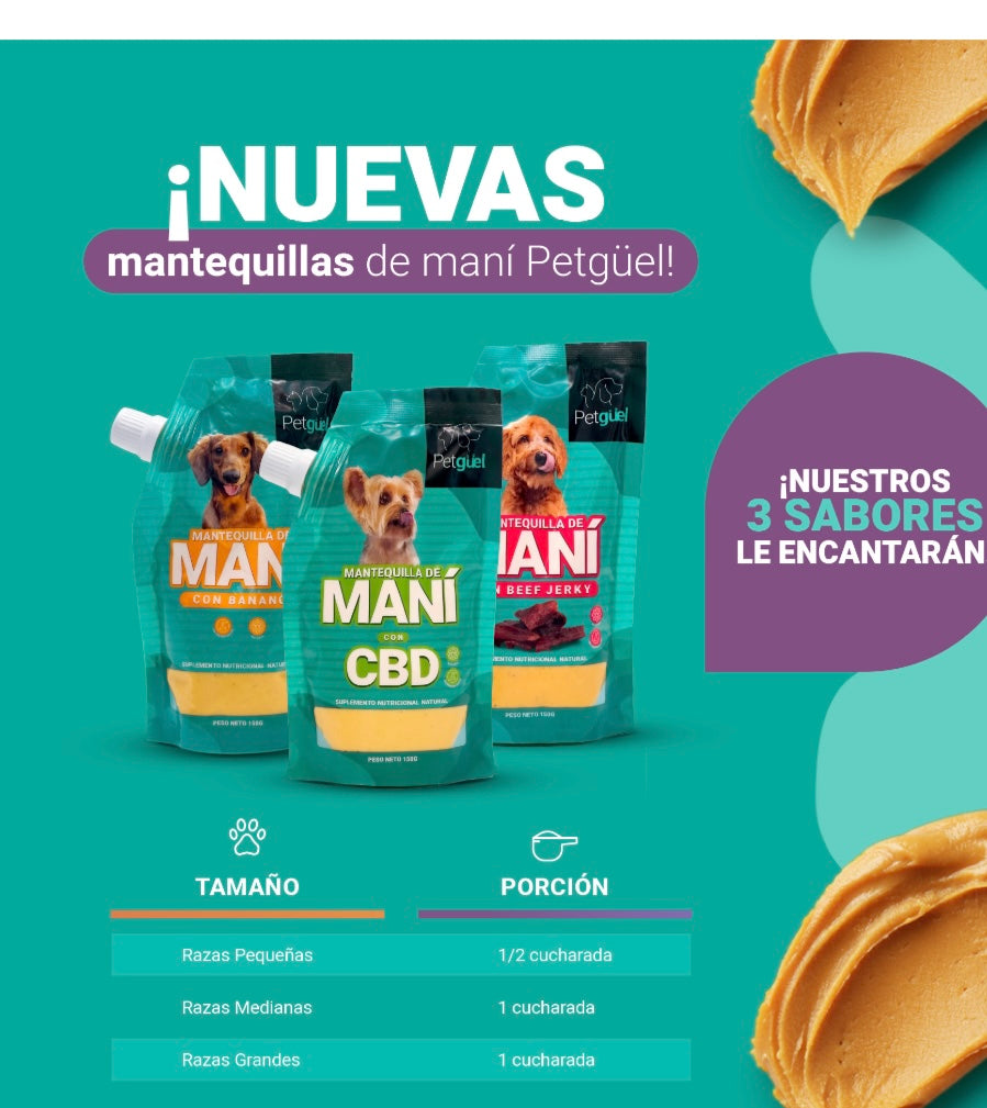 Mantequillas de maní para mascotas