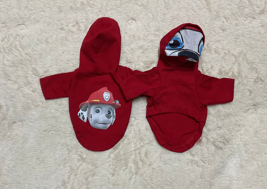 Camisa Paw Patrol Marshall para Mascotas (Roja)