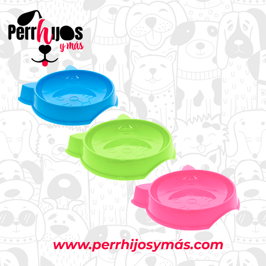 Plato para mascota, fucsia