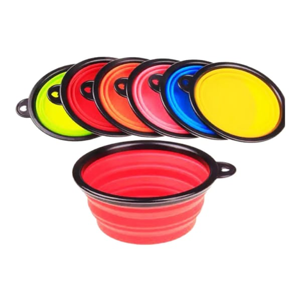 Plato Retráctil de Silicona Pequeño y Grande