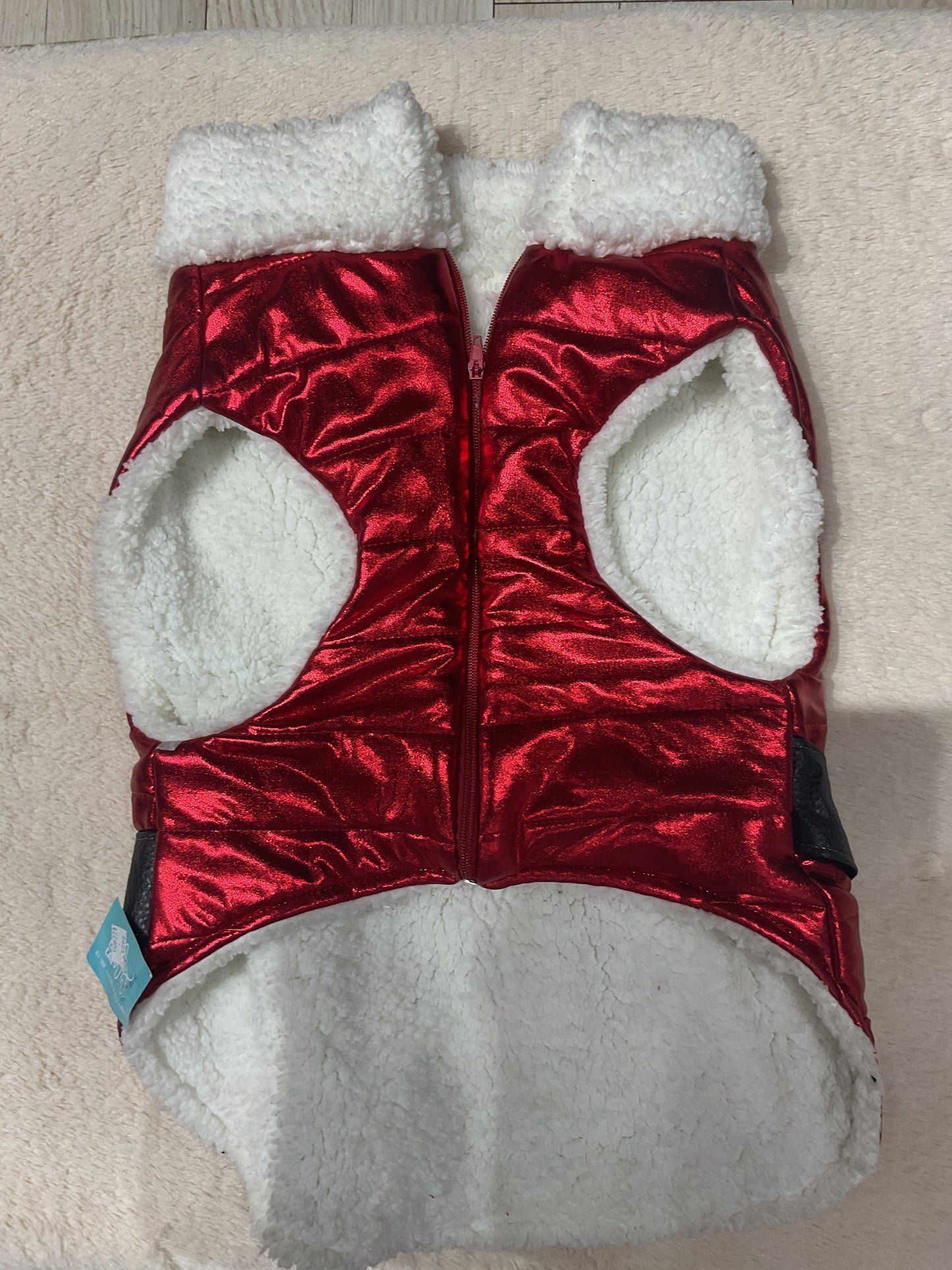 Chaleco de santa para mascota