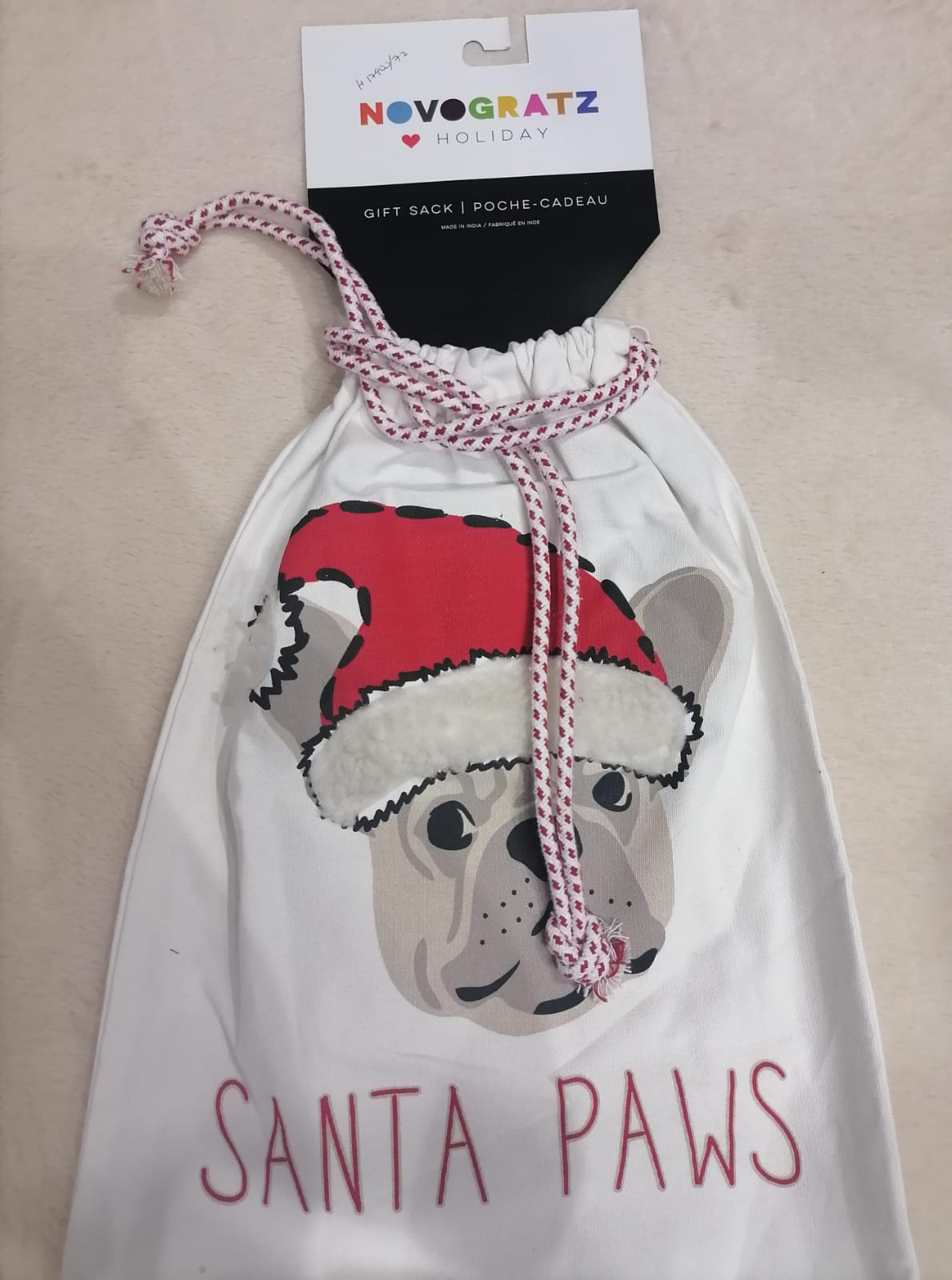 Bolsa de Regalo Santa Paws para Mascota