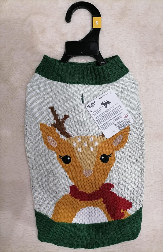 Chaleco Navideño de Reno para Mascota